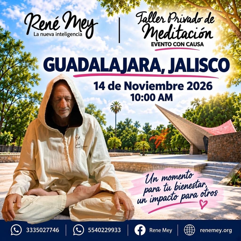 Taller privado de Meditación. Guadalajara 14 de noviembre