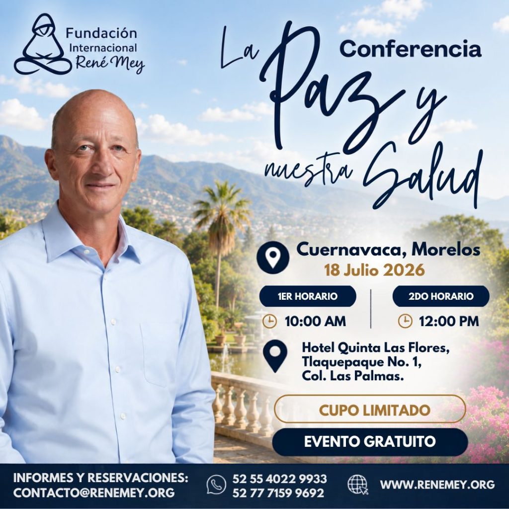 Conferencia La paz y nuestra salud en Cuernavaca Morelos